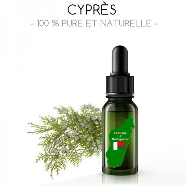 Huile essentielle biologique - Cyprès - 100% naturelle